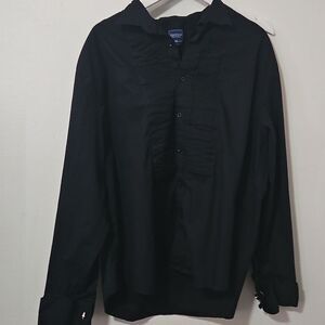 GOLLNWE MEN BLACKSHIRT XXL